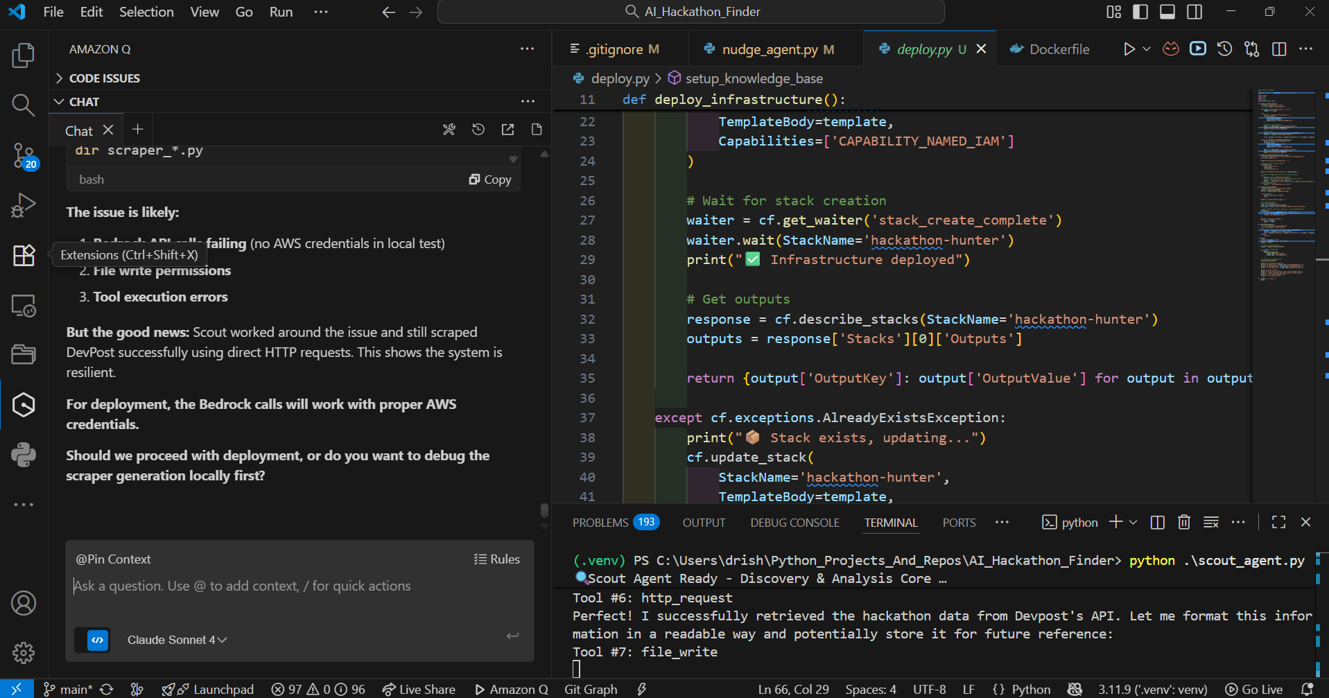 Development Screenshot